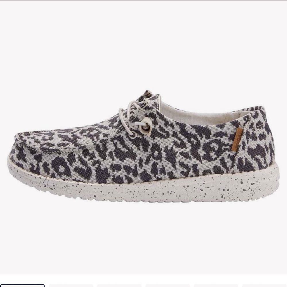 HEYDUDE cowprint shoes